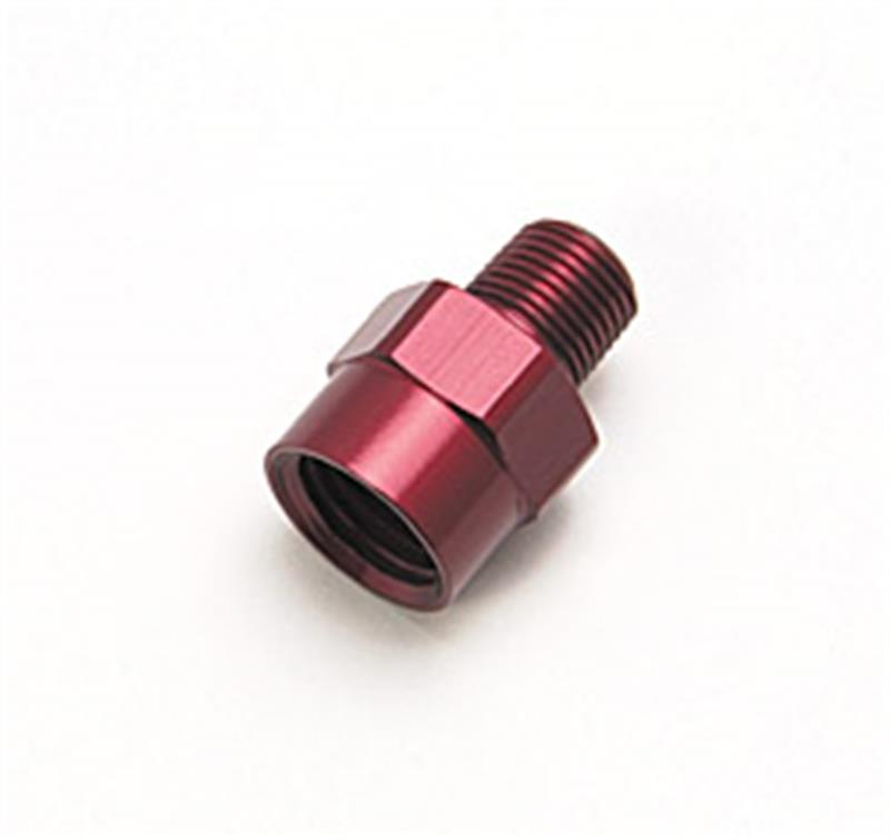 Russell Performance 1/8in Male to 1/4in Female Pipe Bushing Reducer (Red)