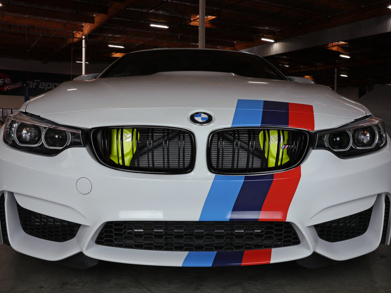 مغرفة هواء ديناميكية من aFe Magnum FORCE لسيارة BMW M3/M4 موديلات 15-18 - أصفر
