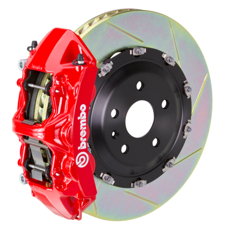 Brembo 25+ BMW X3 30 xDrive (G45) Front GT BBK 6 Piston Cast 380x34 2pc Rotor Slotted Type-1 - Red