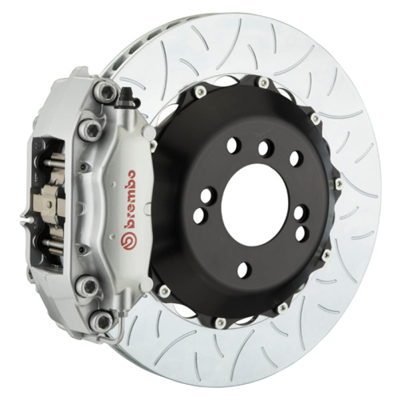 فرامل بريمبو 15-18 M3 باستثناء CC Rr GT BBK 4Pis Cast 345x28 2pc Rotor Slotted Type3-Silver