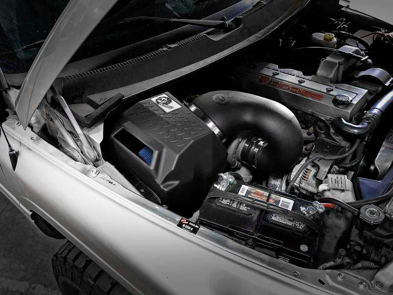 aFe 94-02 Dodge Ram 2500 L6 5.9L (td) نظام سحب الهواء البارد Magnum FORCE Stage-2 Si مع فلتر Pro 5R