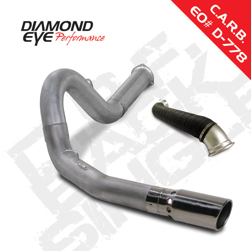 طقم عين الماس 5 بوصة DPF-BACK SGL مع TDP AL 07.5-10 Chevy/GMC 6.6L Duramax 2500/3500