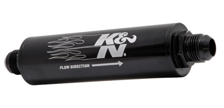K&N 2in OD x 9in L 10AN 74 Micron In-Line Fuel/Oil Filter