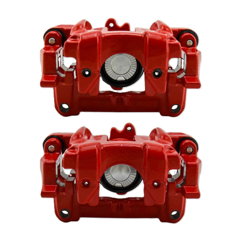 Power Stop 20-25 Lincoln Corsair Rear Red Caliper w/Bracket (Pair)