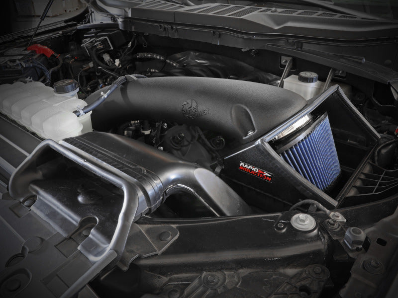 نظام سحب الهواء البارد السريع aFe مع فلتر Pro 5R لفورد F-150 V8 سعة 5.0 لتر موديل 2021+