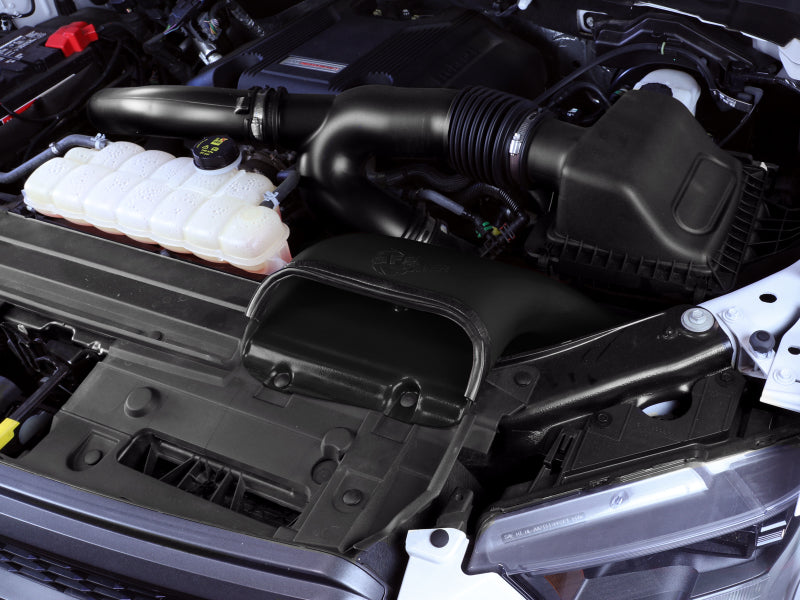 نظام سحب الهواء البارد aFe Quantum Scoop 15-18 Ford F150 EcoBoost V6-3.5 لتر/2.7 لتر