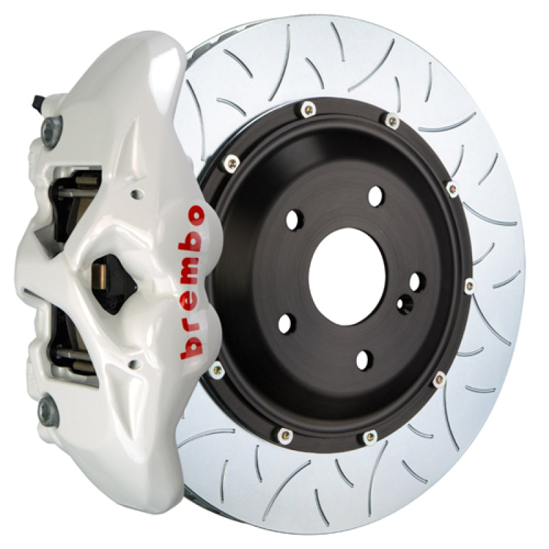 بريمبو 17-23 E300/E350 سيدان (باستثناء 4MATIC) Fr GT BBK 6Pis Cast 380x34 2pc Rtr Slot Type3-White