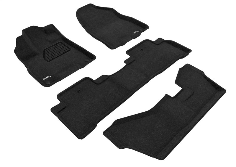 3D MAXpider 14-20 Acura MDX 7-Seat Elegant Black R1 R2 R3