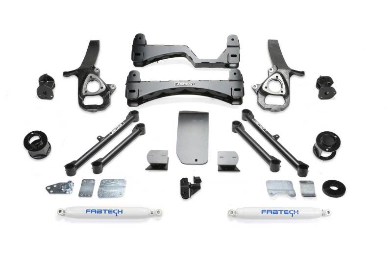 Fabtech 19-21 Ram 1500 4WD 6in Basic Sys w/Perf Shks (Exc. Rebel & TRX)