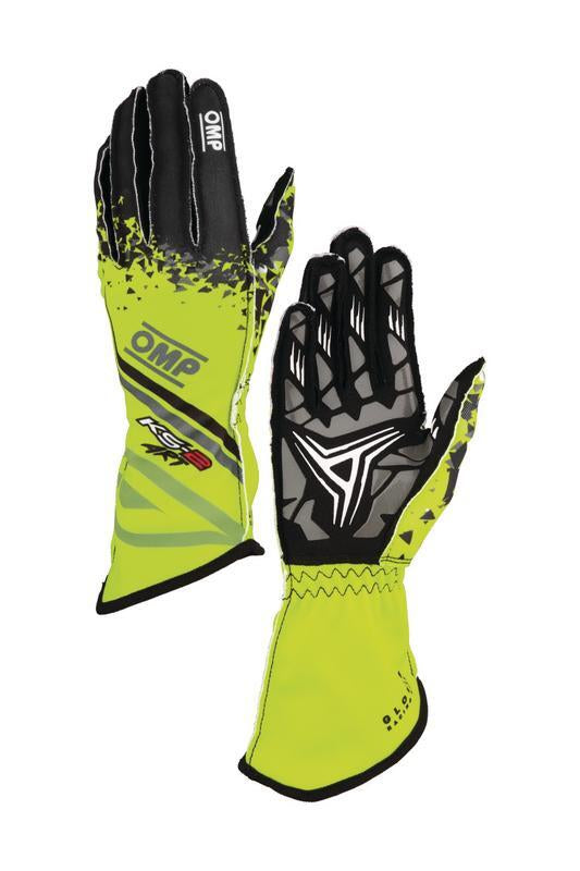 OMP KS-2 ART my2025 KART GLOVES WHITE / BLACK / RED SZ L