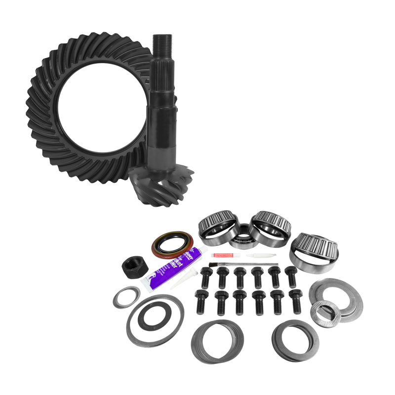 Yukon Gear 11.25in Dana 80 4.30 Rear Ring & Pinion Install Kit 4.125in OD Head Bearing