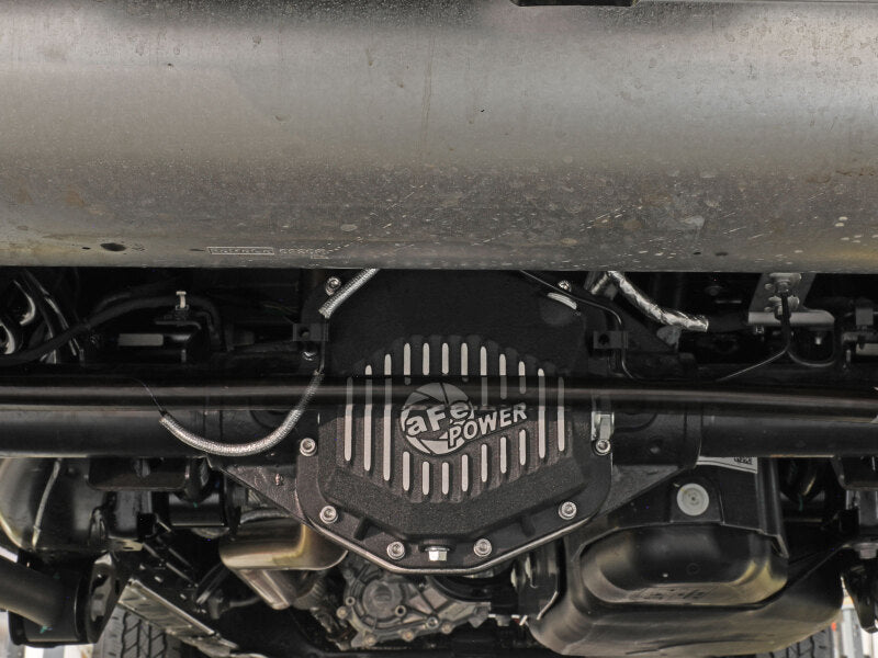 aFe POWER 2021 Ford Bronco مع غطاء تفاضلي Dana M220 من سلسلة Black Street مع زعانف آلية