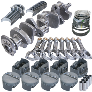 Eagle Chevy 350 3.750in Crank 5.700in I-Beam Rods -5cc Flat Top 4.030in Pistons Rotating Assembly
