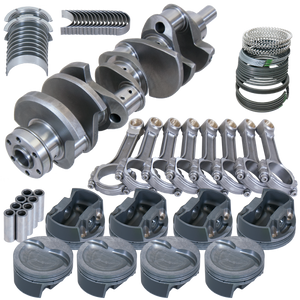 Eagle Ford 351W 4.000in Crank 6.250in I-Beam Rods -26cc Inv Dome 4.040in Pistons Rotating Assembly