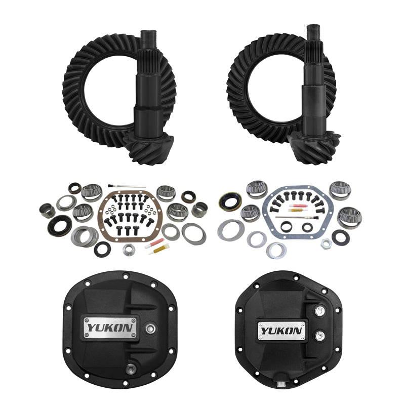 Yukon 07-17 Jeep JK (Non Rubicon) Re-Gear Kit w/Covers - Dana 30/44 5.13 24 Spline - Front & Rear
