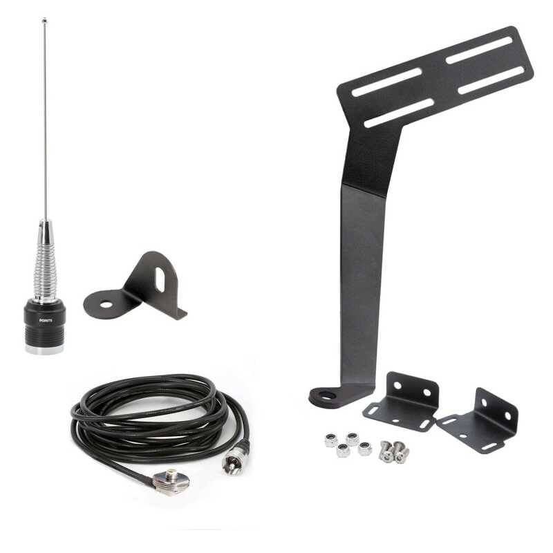 Rugged Radios 07-10 JK(2D) / 07-19 JKU(4D) 2-Way GMRS Radio Kit / 41 Watt - G1 Waterproof
