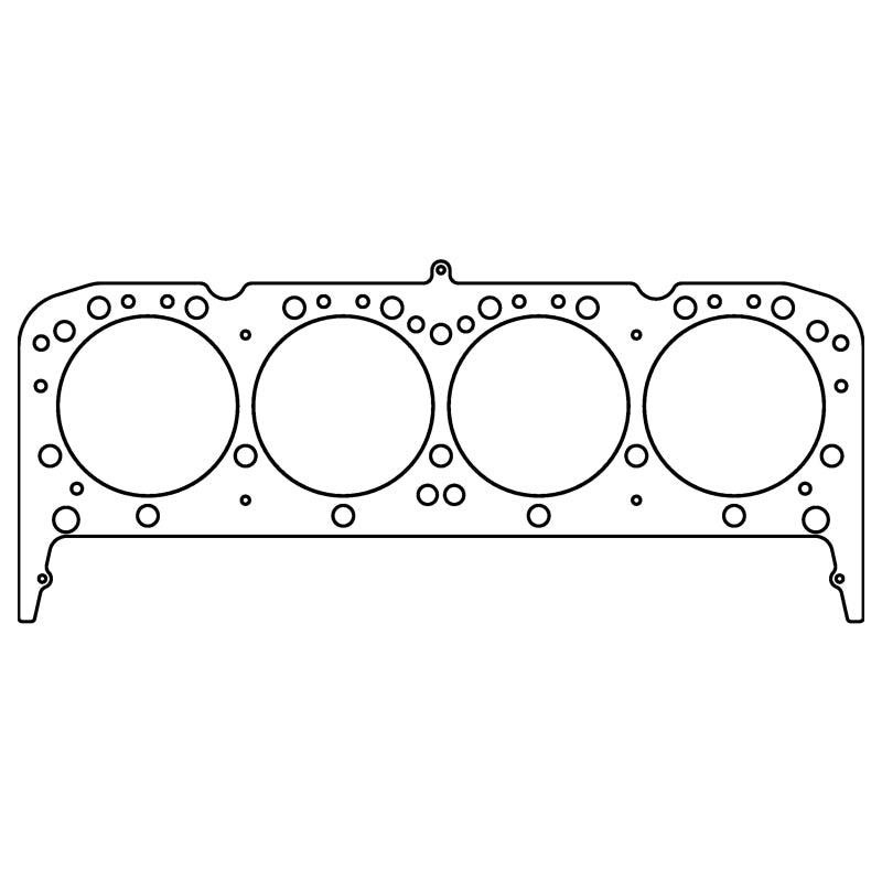 حشية رأس أسطوانة كوميتيك شيفروليه الجيل الأول الصغيرة V8 بقطر 0.040 بوصة - قطر 4.040 بوصة