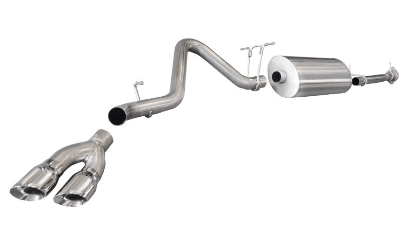 Corsa 2011-2013 Chevrolet Silverado Crew Cab/Std. Bed 2500 6.0L V8 Polished Sport Cat-Back Exhaust