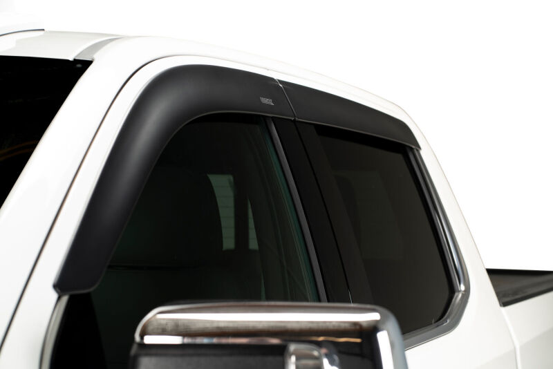 Husky Liners 15-25 Ford F-150 EC & 17-25 F-250/350/450 SD EC Ventvisor Low Pro (4pc) - Matte Blk