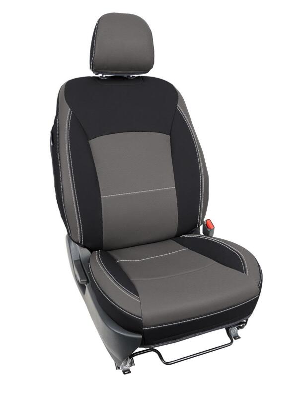 PRP 15-20 Subaru Outback Front Seat Covers (Pair) - Black and Gray