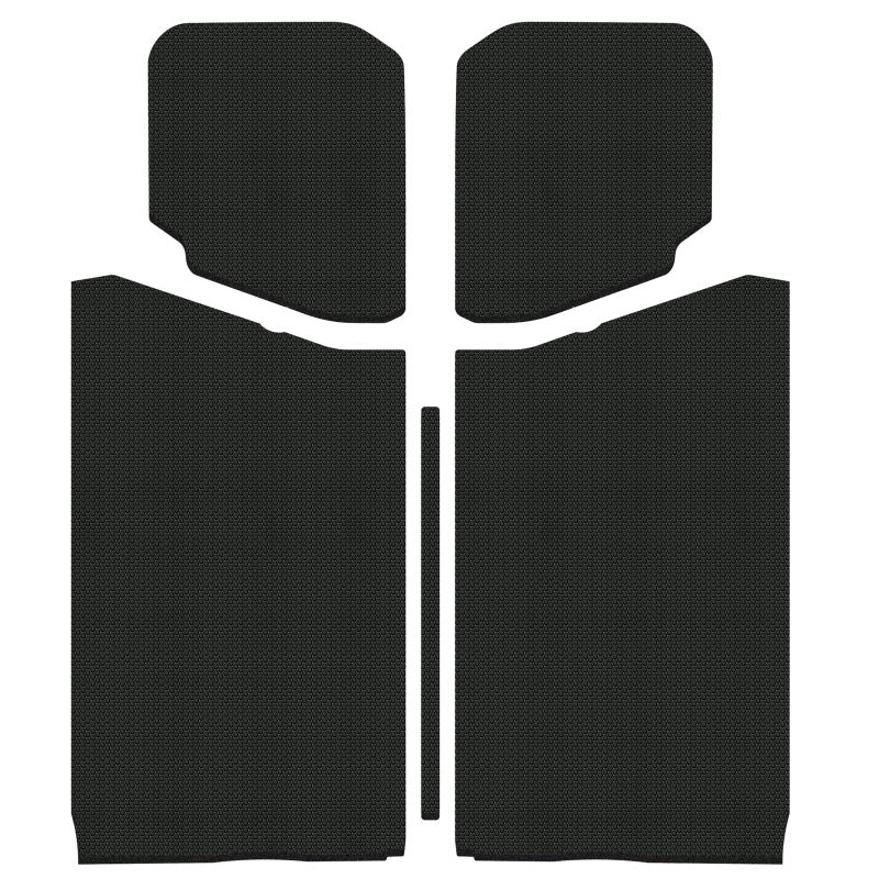 DEI 18-23 Jeep Wrangler JL 2 Door Boom Mat بطانة سقف - 5 قطع - أسود