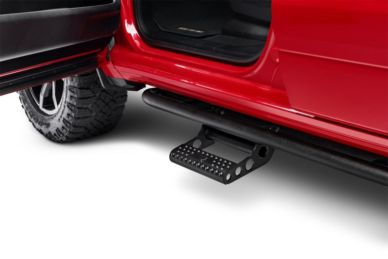 N-Fab RKR Step System 09-17 Dodge Ram 1500 Crew Cab - Tex. Black - 1.75in