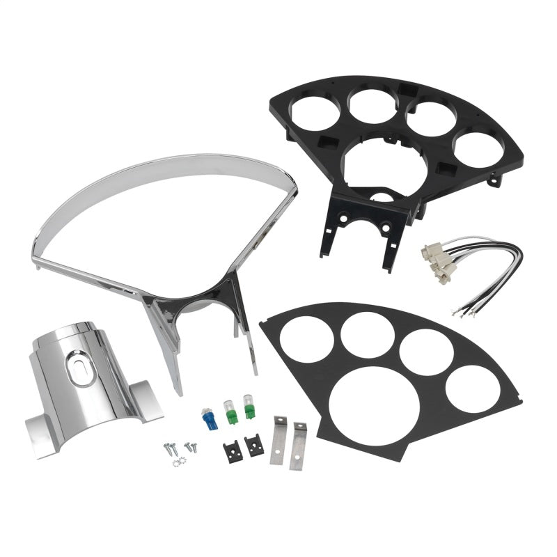 لوحة قيادة أوتوميتر 55-56 شيفروليه كارز (تناسب عداد سرعة دوران واحد 3-3/8 بوصة وأربعة عدادات 2-1/16 بوصة)