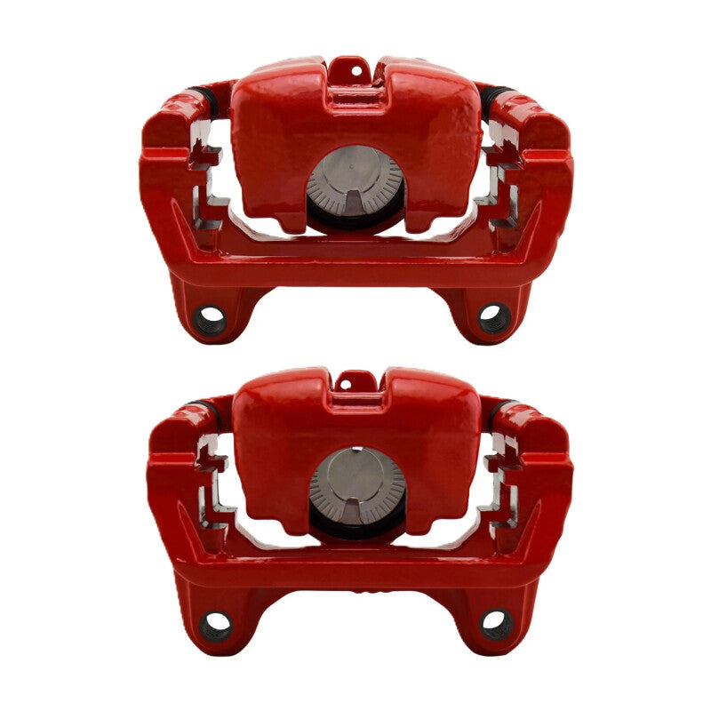 Power Stop 21-24 GMC Yukon XL Rear Red Caliper w/Bracket (Pair)