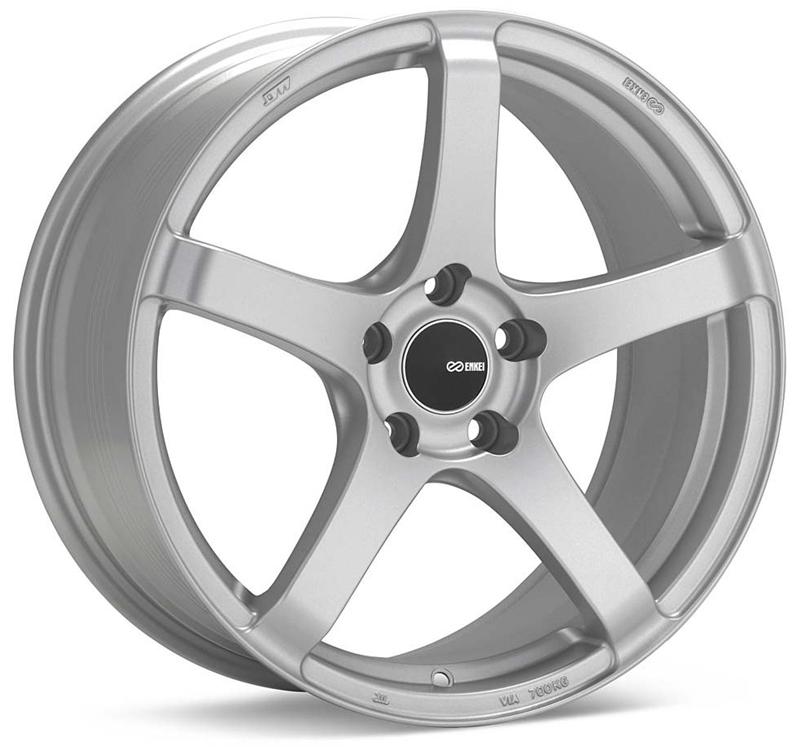 Enkei Kojin 18x9.5 15mm Offset 5x114.3 Bolt Pattern 72.6mm Bore Dia Matte Silver Wheel