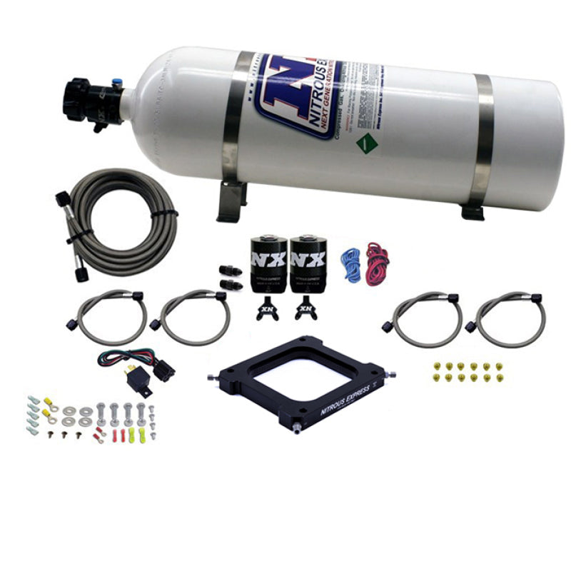 Nitrous Express 4500 Assassin Plate System Pro Power Alcohol 100-500HP (15lb Bottle)