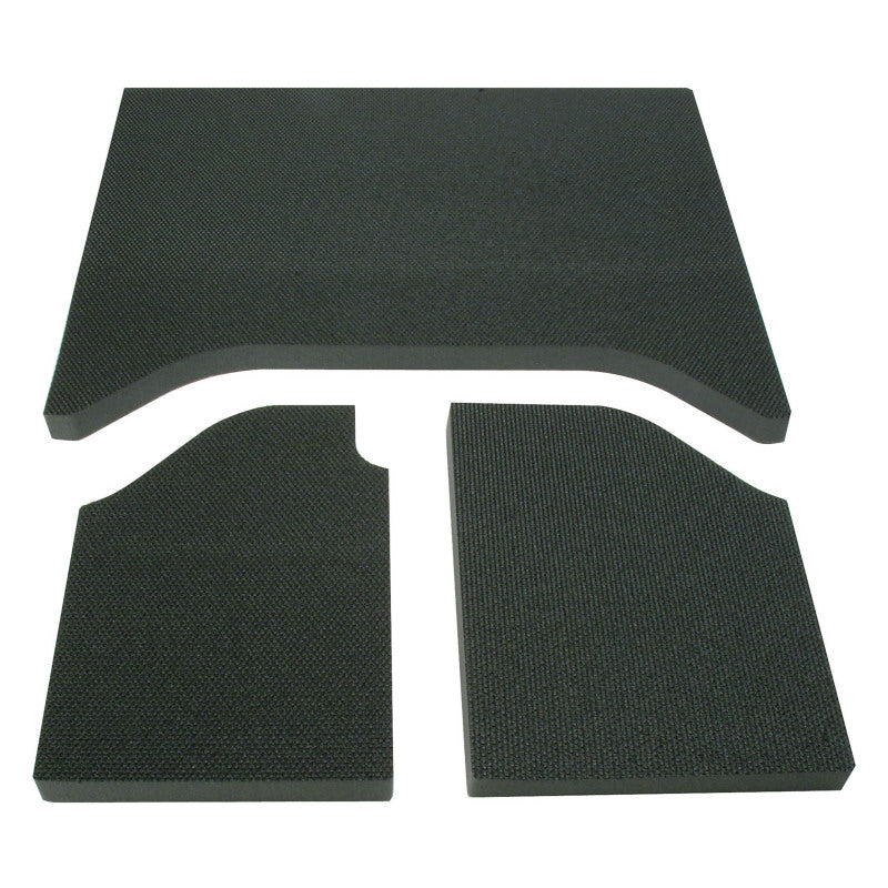 DEI 07-10 Jeep Wrangler JK 2 Door Boom Mat بطانة سقف - 3 قطع - أسود