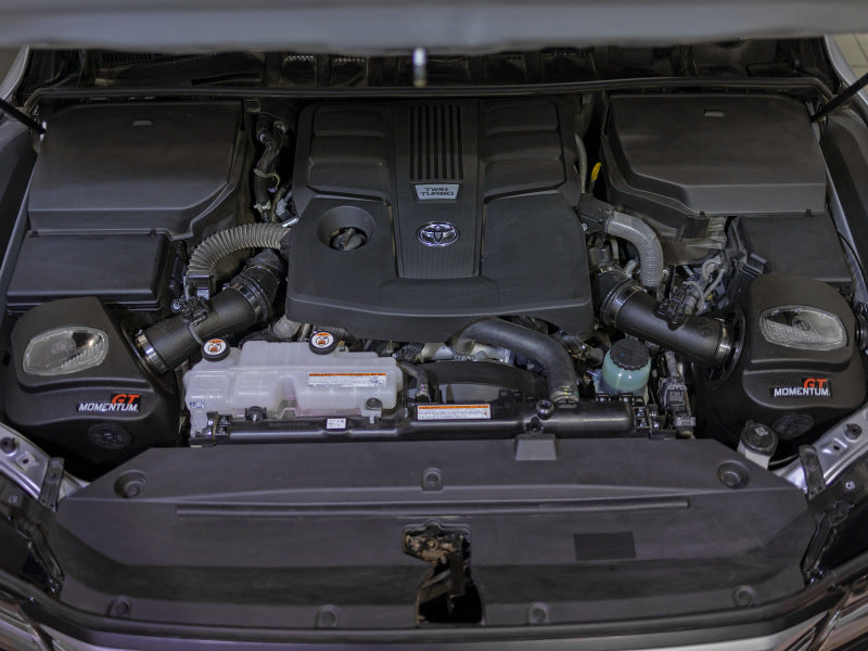 نظام سحب هواء Momentum GT Coil لسيارة تويوتا لاند كروزر 300 Series من aFe مع Pro DRY S Media