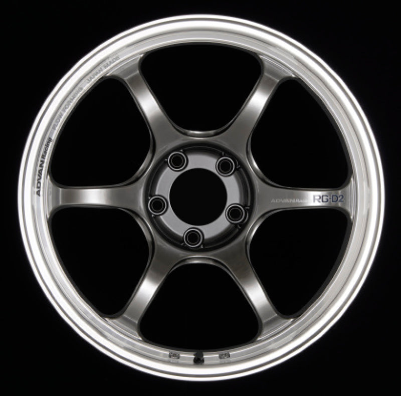 Advan RG-D2 18x9 +00 6x139.7 Machining and Racing Hyper Black Wheel
