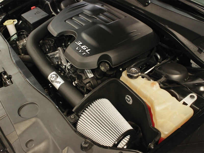 مداخل هواء aFe MagnumFORCE المرحلة 2 Pro DRY S 11-13 Dodge Challenger/Charger/Chrysler 300 V6 3.6L (أسود)