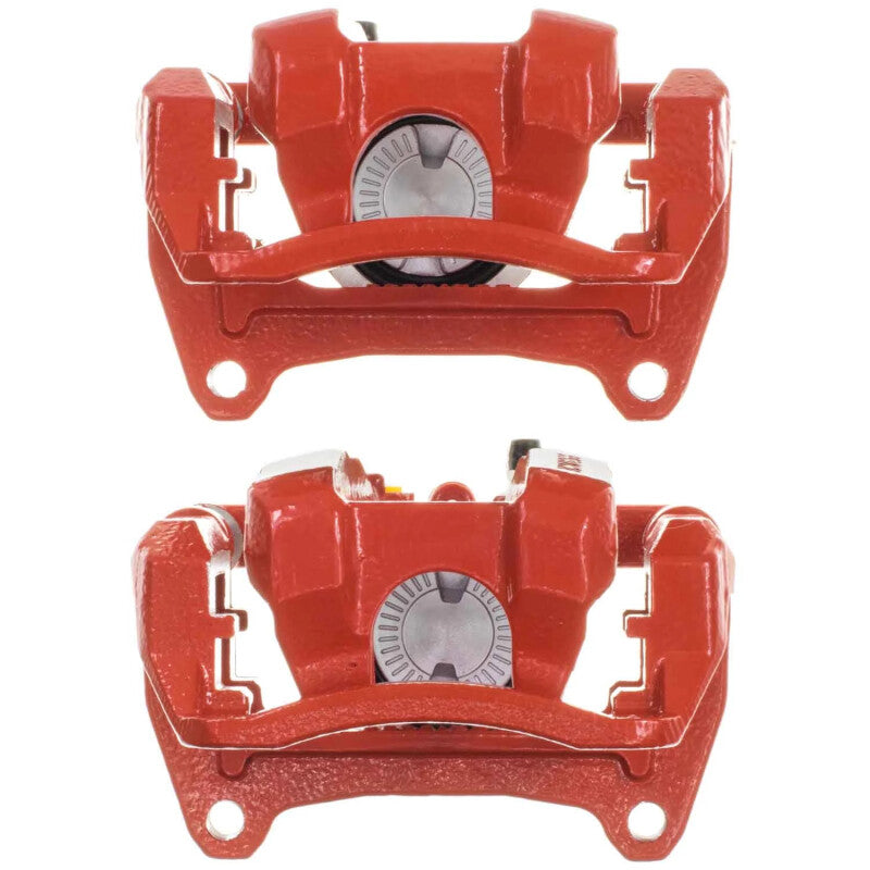 Power Stop 17-22 GMC Acadia Rear Red Caliper w/Bracket (Pair)