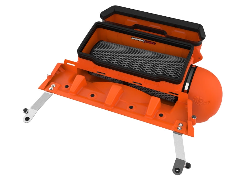 aFe 21-23 RAM 1500 TRX V8-6.2L SC Magnum FORCE Stage2 Orange Edition نظام سحب الهواء البارد مع Pro 5R