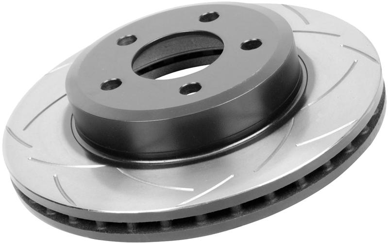 DBA 15-20 Ford Mustang GT (w/o Perf Pkg/352mm Rotor) Front Street Series Slotted Brake Rotor