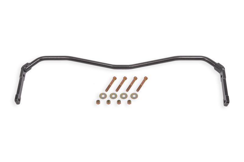 BMR 64-72 GM A-Body 1.00in Hollow Non-Adjustable Rear Sway Bar Kit - Black Hammertone