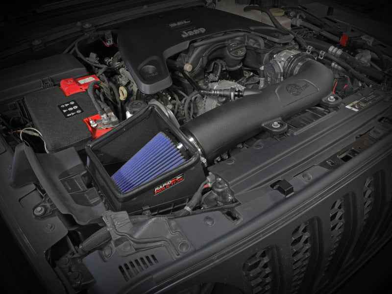 نظام سحب الهواء البارد aFe Rapid Induction Pro 5R لسيارة جيب رانجلر (JL)/جلاديتور (JT) سعة 3.6 لتر موديل 18-21