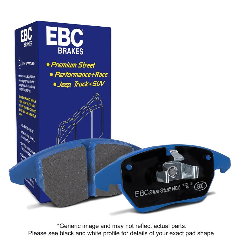 EBC 04-06 Audi TT Quattro 3.2 Bluestuff Rear Brake Pads