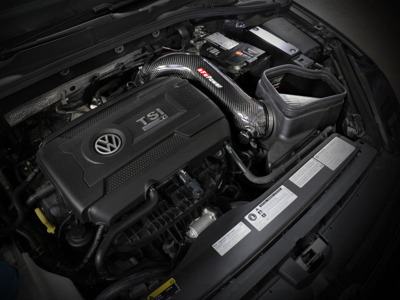 aFe 15-19 VW Golf R (MKVII) L4-2.0L (t) نظام سحب من ألياف الكربون من سلسلة Track مع فلتر Pro DRY S