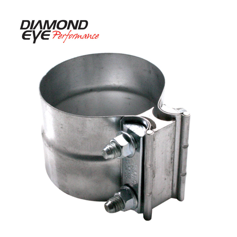 مشبك مفصل متداخل من Diamond Eye مقاس 3.5 بوصة مصنوع من الفولاذ المقاوم للصدأ 304