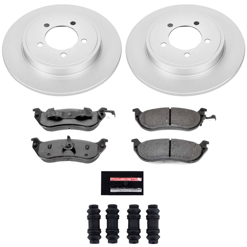 Power Stop 02-05 Ford Explorer Rear Z36 Coated Truck & Tow Brake Kit