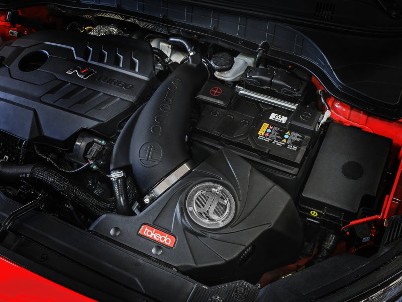 aFe 22-23 Hyundai Kona N L4 2.0L(t) نظام سحب الهواء البارد Takeda Momentum مع فلتر Pro DRY S