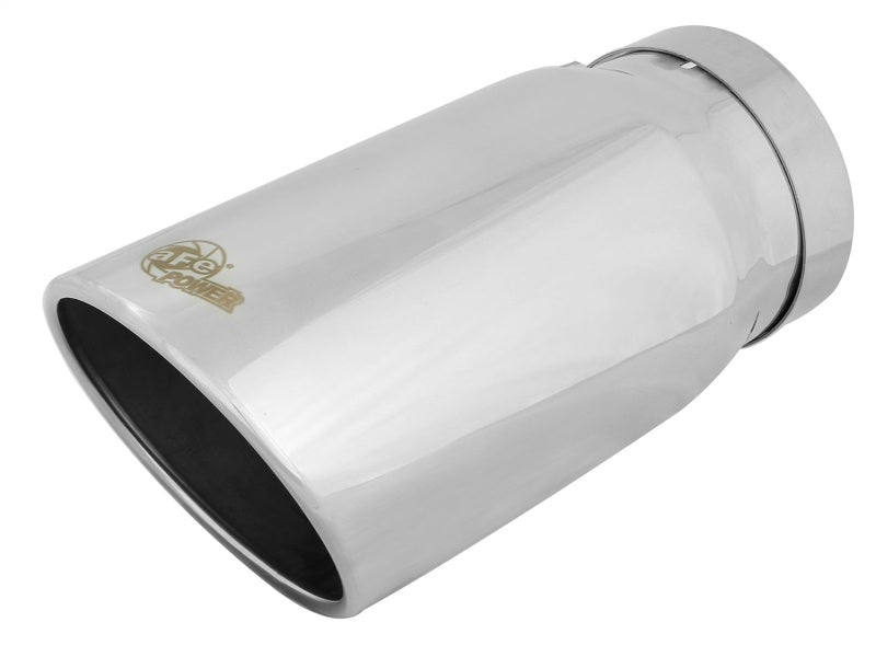 طرف عادم aFe Universal Bolt On مصقول بطول 5 بوصات ومخرج 6 بوصات وطول 12 بوصة