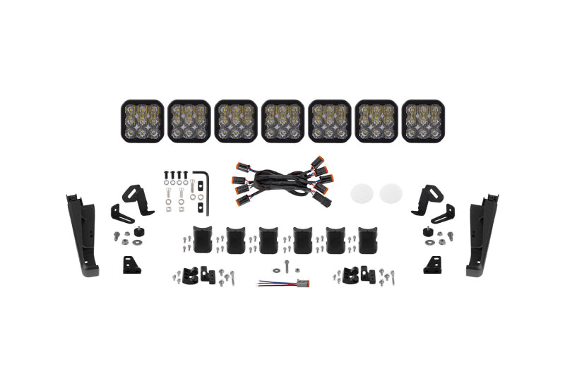 Diode Dynamics Kuat DEK 47in Wide Upgrade Kit 7-Pod SS5 Sport -  White Driving