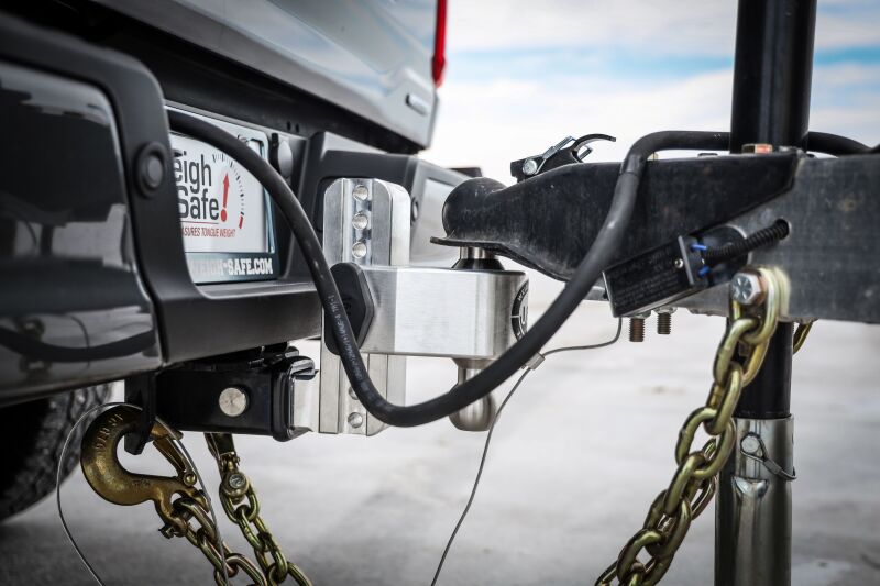 Weigh Safe 180 Hitch 10in Drop Hitch & 2.5in Shank (10K/18.5K GTWR) - Aluminum