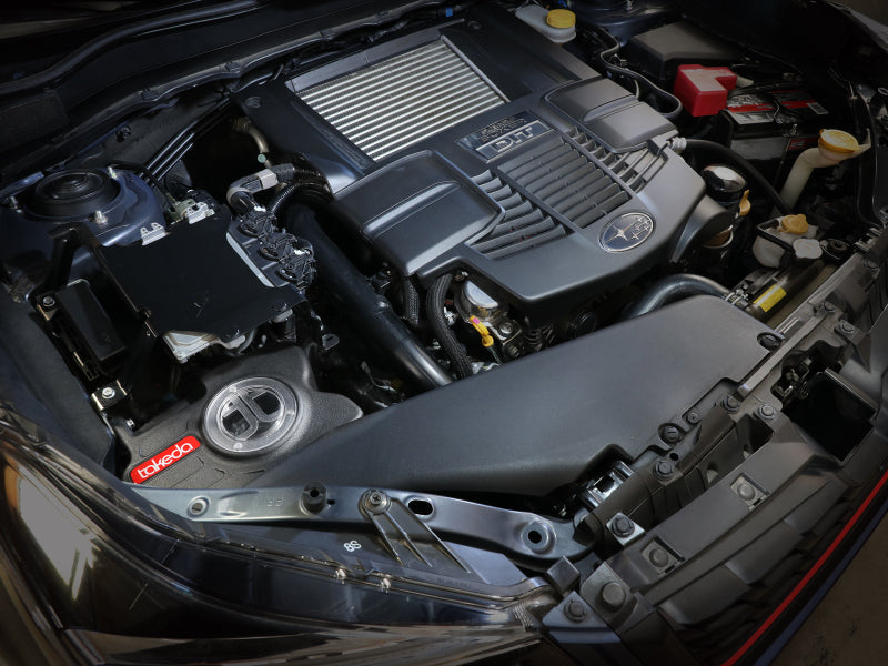 نظام سحب الهواء البارد aFe Takeda Momentum مع فلتر Pro DRY S لسيارة Subaru Forester H4-2.0L (t) موديل 2014-2018