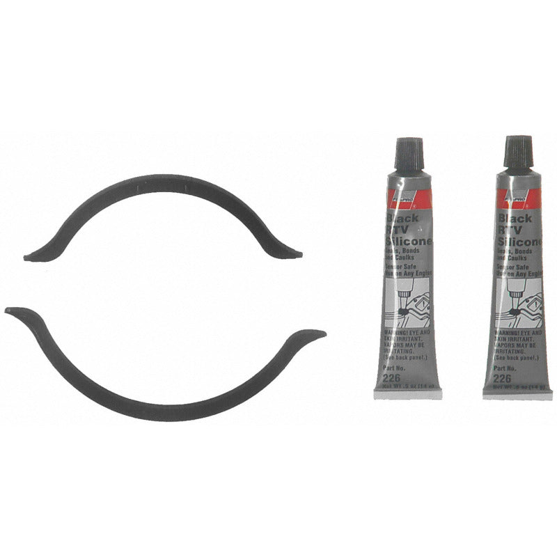 Fel-Pro 01-05 Mazda Miata Engine Oil Pan Gasket Set - RTV Black Silicone w/ Rubber End Seals