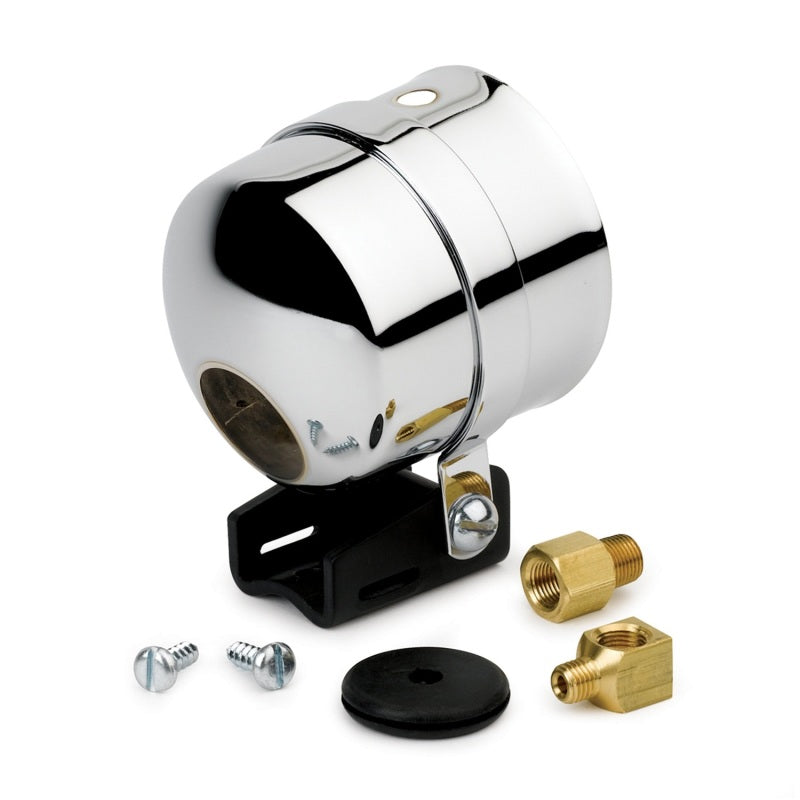 حامل أوتوميتر 2-5/8 بوصة مع قاعدة كروم لعداد ميكانيكي مملوء بالسوائل